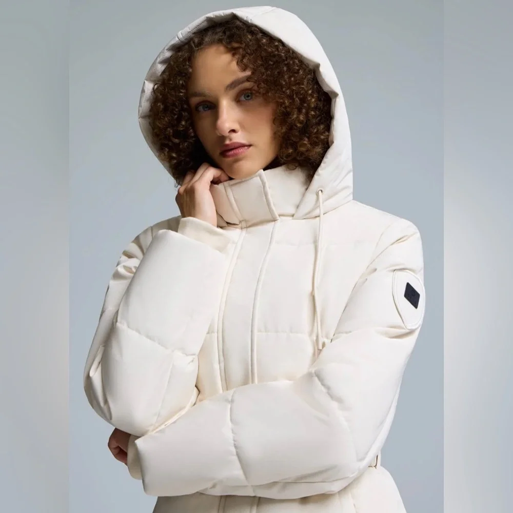 Suzy Shier Mid Length Puffer Jacket NWT Size Large - Picture 2 of 5